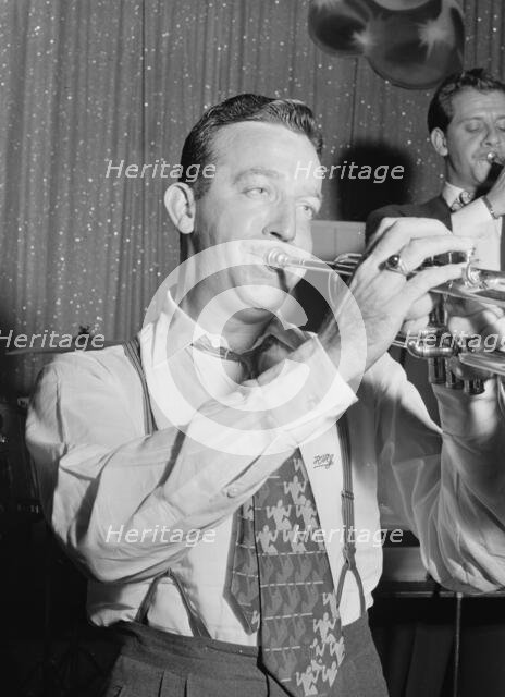 Portrait of Harry James, Coca Cola radio show rehearsal, New York, N.Y., 1946. Creator: William Paul Gottlieb.