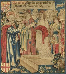 The Raising of Tabitha, c. 1460. Creator: Unknown.