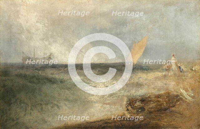 View Off Margate, Evening, c1840. Creator: JMW Turner.