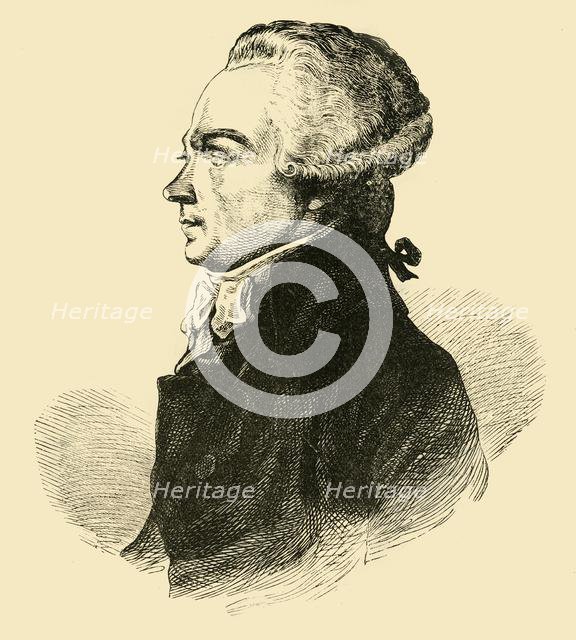 'Maximilien Robespierre', c1780, (1890).   Creator: Unknown.