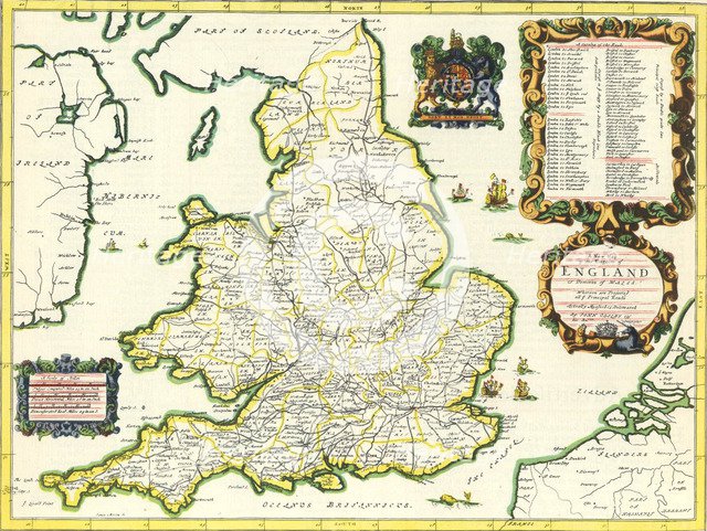 Britannia Atlas, 1675. Artist: Ogilby, John (1600-1676)
