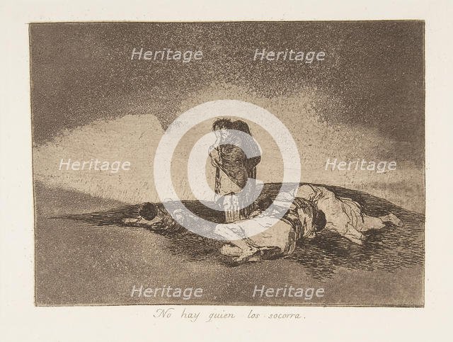 Plate 60 from 'The Disasters of War' (Los Desastres de la Guerra): 'Th..., 1811-12 (published 1863). Creator: Francisco Goya.