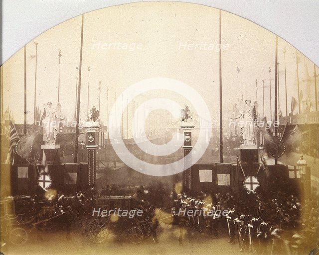 Opening of Holborn Viaduct, Holborn, London, 1869. Artist: Henry Dixon