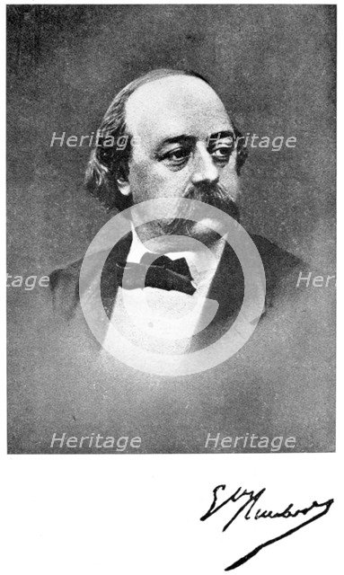 Gustave Flaubert, French novelist, 19th century. Artist: Unknown