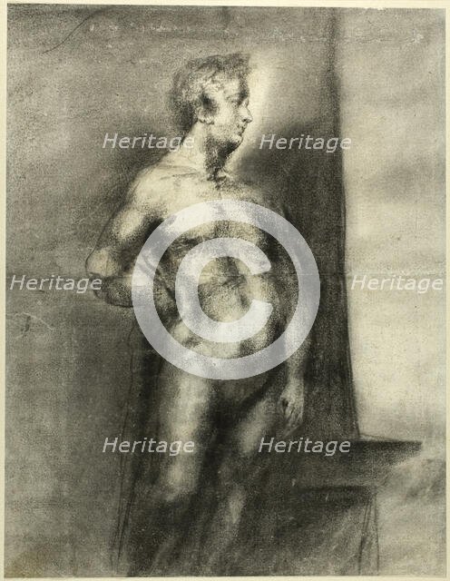Nude Male Figure, n.d. Creator: Unknown.