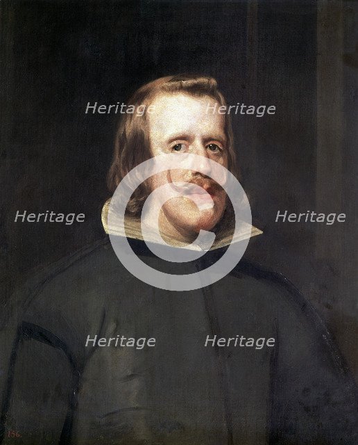 Felipe IV (1605-1665), King of Spain., oil painting Paintinged between 1655 and 1660 by Velazquez.