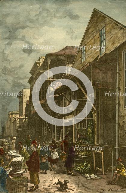 'Chinese Quarter in San Francisco', c1885.  Creator: Unknown.