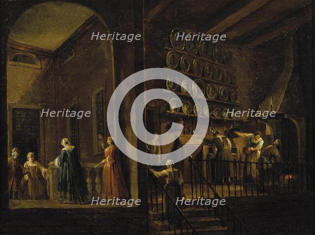 Kitchen, 1750-1799. Creator: Antonio Diziani.
