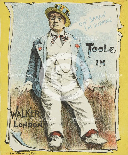 Toole in "Walker London", late 19th century.  Creator: Unknown.