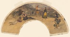 Spanish Dancers and Musicians, 1868/1869. Creator: Edgar Degas.