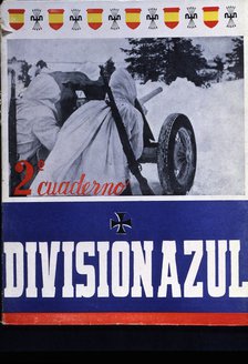 Second World War, book published in Spain on the Blue Division, which fought alongside German tro…