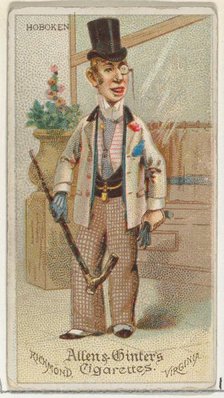 Hoboken, from World's Dudes series (N31) for Allen & Ginter Cigarettes, 1888. Creator: Allen & Ginter.