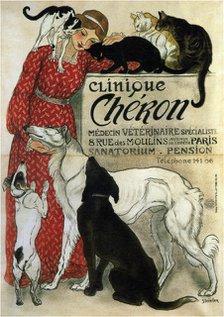 Clinique Chéron, 1905. Artist: Steinlen, Théophile Alexandre (1859-1923)