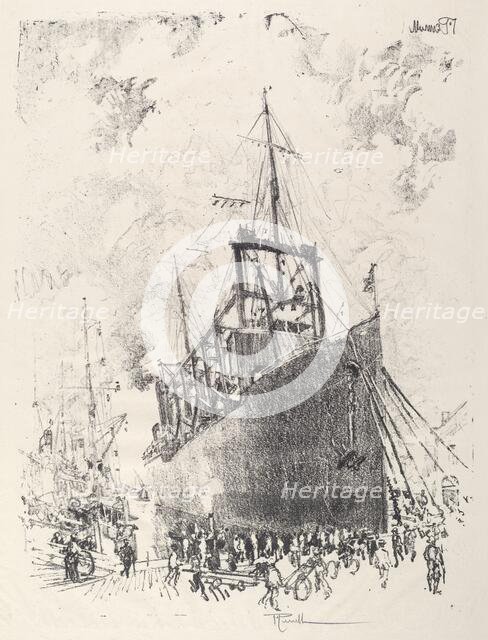 The Collier, 1917. Creator: Joseph Pennell.