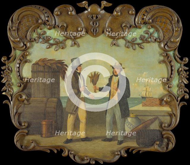 Tobacco Sign, ca. 1850. Creator: Unknown.