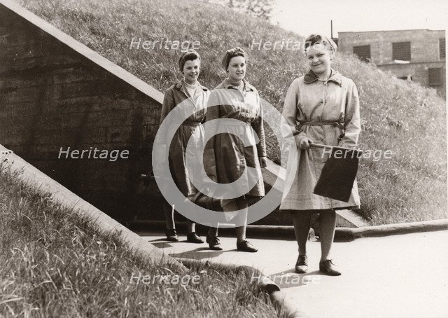 Munitions work, County Industries, York, Yorkshire, 1943. Artist: Unknown