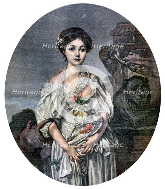 'The Broken Pitcher', 1892. Artist: Unknown