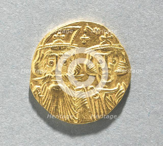 Solidus of Constans II and Constantine IV, 659-661. Creator: Unknown.