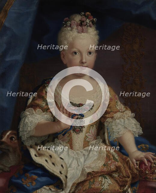 Portrait of the Infanta Maria Ana Victoria de Borbón, c1723. Creator: Unknown.