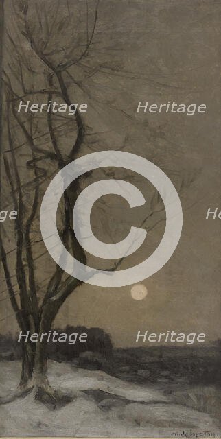 Esquisse pour l'escalier des fêtes de l'Hôtel de Ville de Paris : Le bois de Chaville, c.1888 - 1894 Creator: Emile Breton.