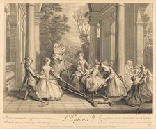 L'enfance, 1735. Creator: Nicolas de Larmessin.