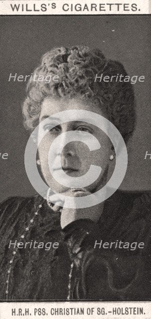 Princess Christian of Schleswig-Holstein, 1908. Artist: WD & HO Wills
