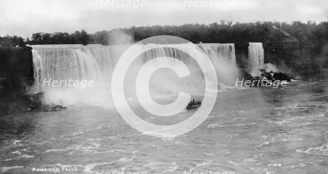 American Falls, Niagara Falls, New York, USA, c1930s(?). Artist: Marjorie Bullock