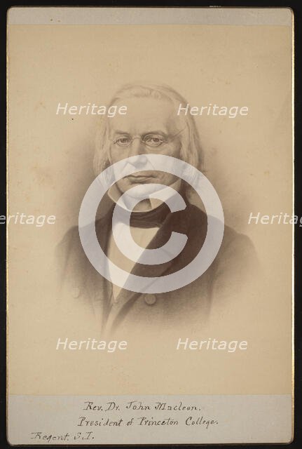 Portrait of John Maclean (1800-1886), Circa 1882. Creator: Henry Ulke.