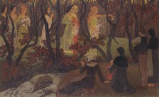 La Vision pres du torrent ou Le Rendez-Vous des fees (The Vision near the Torrent or ...), 1897. Creator: Sérusier, Paul (1864-1927).