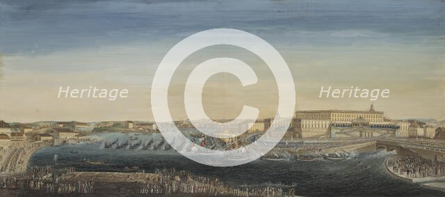 The Acclamation of King Carl XIV Johan of Sweden, 1818. Creator: Axel Fredrik Cederholm.