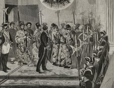 Embassy of the King of Annam to King Alfonso XII, Madrid, Spain, May 12, 1878.  Creator: Andrés Ovejero.