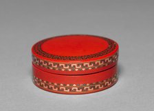 Round Box, c. 1770. Creator: Unknown.