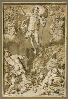 Study for the Resurrection, c.1574. Creator: Santi di Tito.