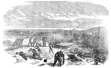 Opening of the Bombardment of Sebastopol - Chapman's Battery, 1854. Creator: Unknown.