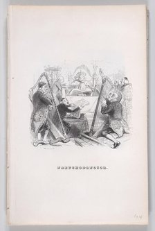 Nebuchadnezzar from The Complete Works of Béranger, 1836. Creator: John Thompson.