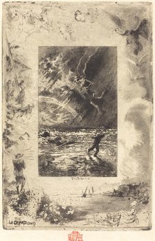 Le Criard (The Shrieker), 1879/1880. Creator: Felix Hilaire Buhot.