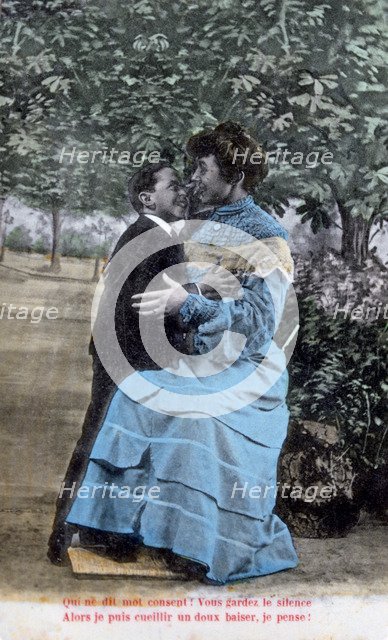 French romantic postcard, c1900. Artist: Unknown