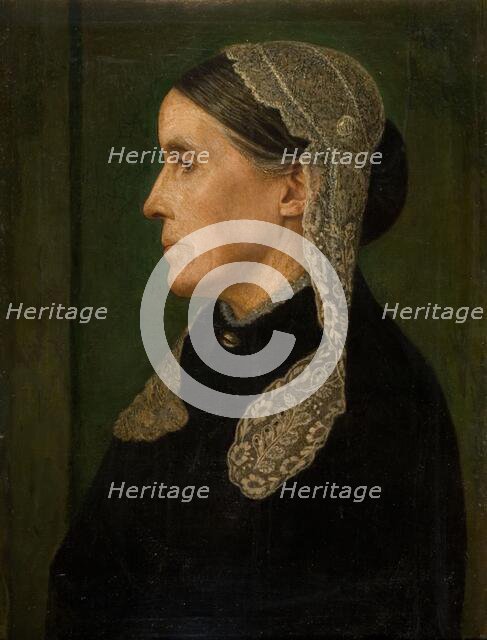 Portrait of Mrs Henry Gaskin (Artist's Mother), 1888.  Creator: Arthur Joseph Gaskin.