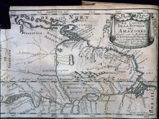 Relation de la Riviere des Amazones', map printed in Paris in 1680, by Cristóbal de Acuña.