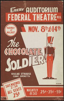 The Chocolate Soldier, [193-]. Creator: Unknown.