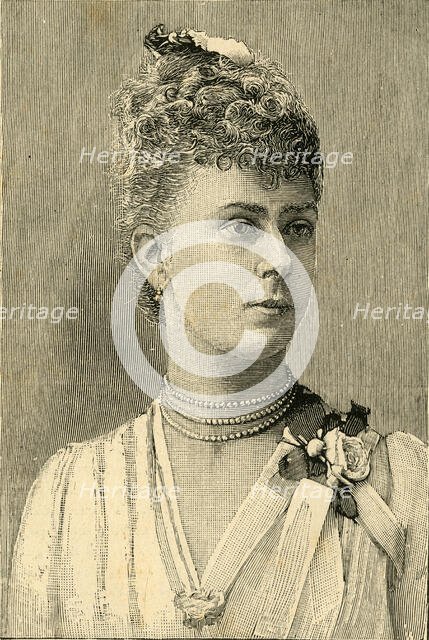 'Princess Victoria Mary of Teck, Duchess of York', c1897. Creator: Unknown.