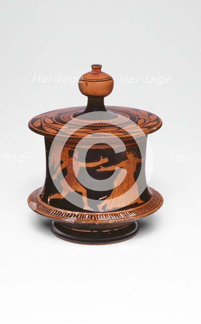 Pyxis (Container for Personal Objects), 450-440 BCE. Creator: Euaion Painter.