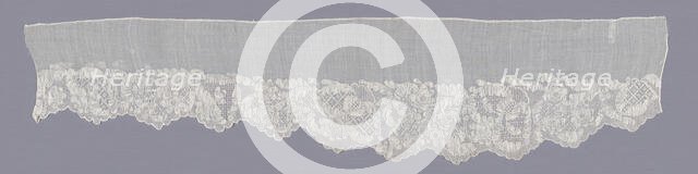 Sleeve Ruffle, France, Mid-18th century. Creator: Unknown.