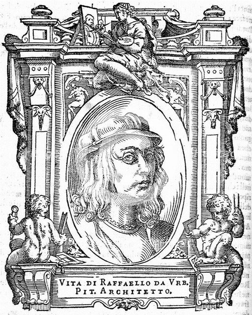 Raphael. From: Giorgio Vasari, The Lives of the Most Excellent Italian Painters, Sculptors, and Architects, 1568. Artist: Anonymous  