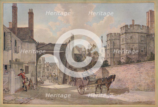 'Queen Elizabeth's Gateway, Windsor Castle', c1780. Artist: Paul Sandby.