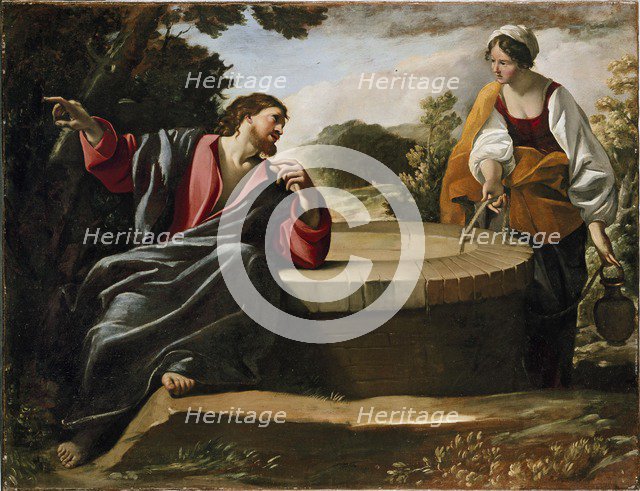 Christ and the Woman of Samaria, late 1620s. Artist: Giovanni Lanfranco.