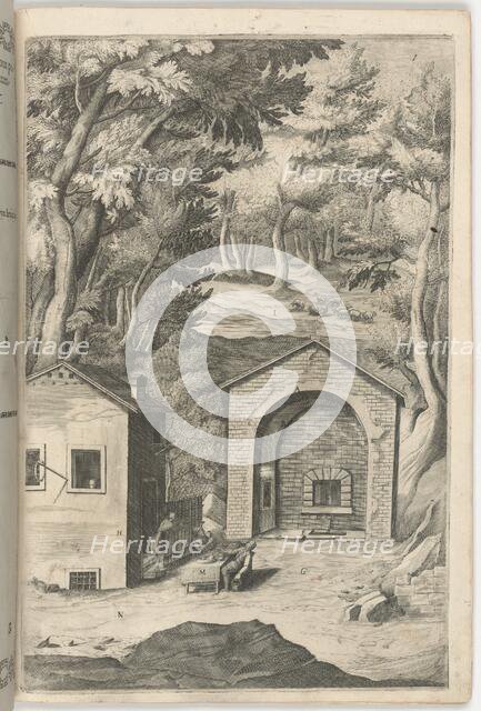 Spring of Saint Francis (Fonte di San Francesco) [plate B], 1612. Creator: Jacopo Ligozzi.