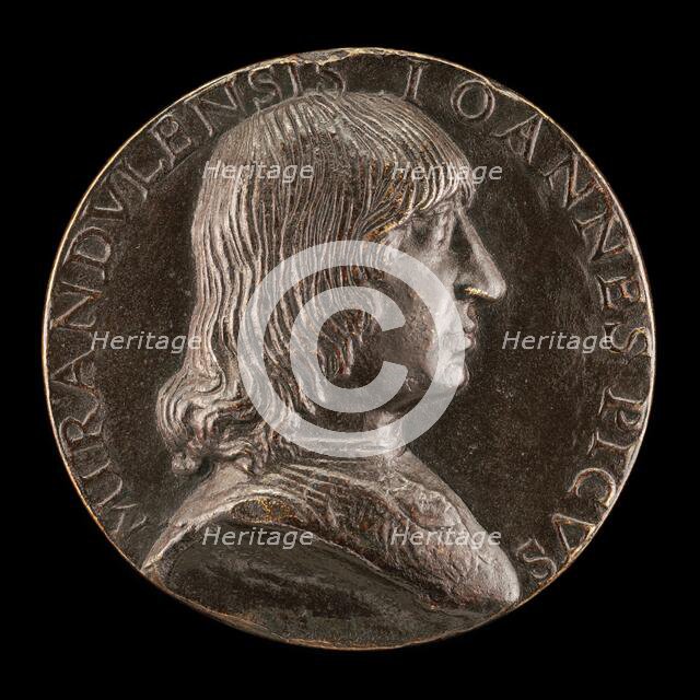 Giovanni Pico della Mirandola, 1463-1494, Philosopher and Poet [obverse], c. 1484/1485. Creator: Unknown.