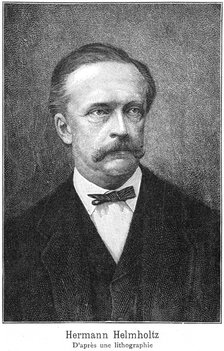 Hermann von Helmholtz (1821-1894), German physicist, (19th century). Artist: Unknown