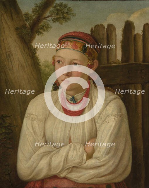 Ukrainian Girl, around the mid-19th century. Creator: Unknown.